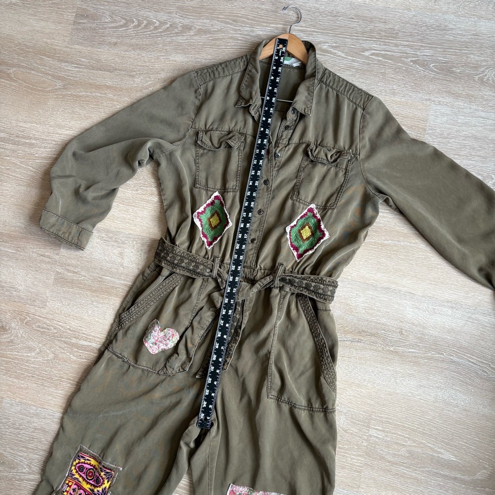 Anthropologie Jane Jumpsuit with Custom Patches - Picture 15 of 15